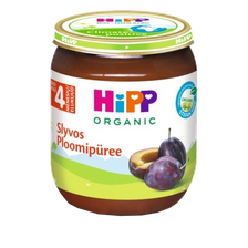 HIPP Ekoloģisks Plūmju (4m+) biezenis, 125 g