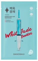 BANOBAGI Booster White Jade lakštinė veido kaukė, 1 vnt.