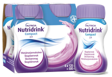 NUTRICIA Nutridrink ar meža ogu garšu 125 ml dzēriens, 4 gab.