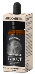 SHROOMWELL Lion's Mane Sēņu ekstrakts, 30 ml
