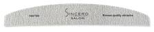 SINCERO SALON Profesional 180/180 pelēka nagu vīlīte, 1 gab.