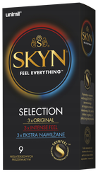 LIFESTYLES Skyn Selection prezervatīvi, 9 gab.