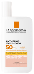 LA ROCHE-POSAY Anthelios UVmune 400 Tinted Fluid SPF50+ saules aizsarglīdzeklis, 50 ml