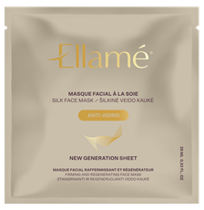 ELLAME Anti-aging Silk auduma sejas maska, 1 gab.
