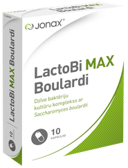 JONAX Lactobi Max Boulardi kapsulas, 10 gab.