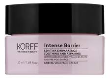 KORFF Intense Barrier Soothing and Repairing sejas krēms, 50 ml