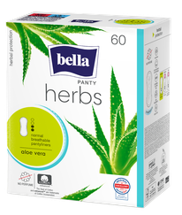 BELLA Panty Herbs Aloe Vera ikdienas ieliktnīši, 60 gab.