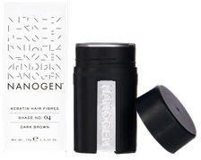 NANOGEN Keratin Dark Brown matu šķiedras, 15 g