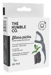 HUMBLE Charcoal, Ar Turētāju zobu diegs, 50 gab.