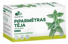 NATĒJA Piparmētru Lapas tēja maisiņos, 24 gab.