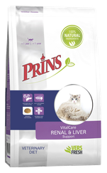 PRINS VitalCare Diet Renal&Liver Support sausā barība, 1.5 kg
