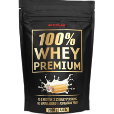 ACTIVLAB 100% Whey Premium Milk Fudge, sausainių skonio milteliai, 2000 g