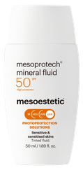 MESOESTETIC Mesoprotech Mineral Fluid 50+ saules aizsargkrēms, 50 ml