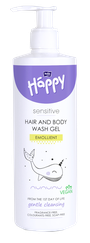 HAPPY   Sensitive šampūns/dušas želeja, 400 ml