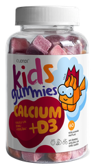 JONAX Kids Calcium +D3 Gummies košļājamās pastilas, 60 gab.