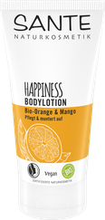 SANTE Happiness With Organic Orange and Mango ķermeņa losjons, 150 ml