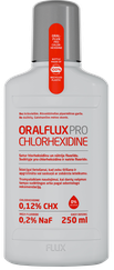 ORALFLUX ChloreHexidine švelnaus mėtų skonio burnos skalavimo skystis, 250 ml