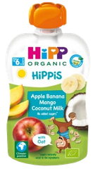 HIPP Ābolu, Banānu, Mango, Kokosriekstu (6m+) biezenis, 100 g