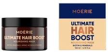 MOERIE Ultimate Hair Boost Barojoša maska matiem, 122 ml