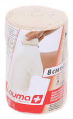 LAUMA MEDICAL 8 cm x 0,6 m elastīga medicīniskā saite, 1 gab.