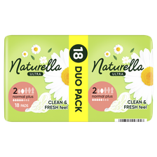 NATURELLA  Ultra Normal Plus, S2 higiēniskās paketes, 18 gab.