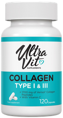 VPLAB Collagen Type I&III kolagēns, 120 gab.