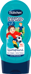 BUBCHEN Sports Fan 2in1 šampūns/dušas želeja, 230 ml