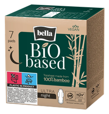 BELLA Bio Based Night higiēniskās paketes, 7 gab.