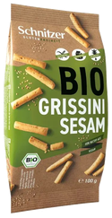 SCHNITZER Bio Grissini Sesam uzkoda, 100 g