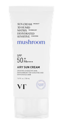 VT COSMETICS Cosmetics Airy SPF50+ saules aizsargkrēms, 50 ml