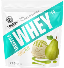 SWEDISH SUPPLEMENTS Lifestyle Whey Vanilla Pear pulveris, 450 g