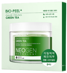 NEOGEN Dermalogy Bio-Peel Gauze Peeling - Green Tea pīlinga spilventiņi, 8 gab.