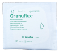 CONVATEC Granuflex 10 x 10 cm hidrokoloīds pārsējs, 1 gab.