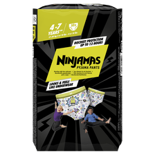 PAMPERS Ninjamas, Nakts, 4-7 gadi, 17-30 kg, Green biksītes, 10 gab.
