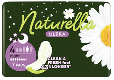 NATURELLA Ultra Night higiēniskās paketes, 7 gab.