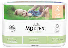 MOLTEX Eco Pure & Nature 2 Mini (3-6 kg) autiņbiksītes, 38 gab.