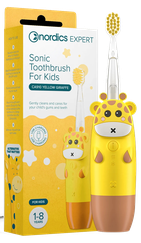NORDICS Kids CA910 Giraffe Yellow elektriskā zobu birste, 1 gab.
