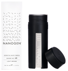 NANOGEN Keratin Light Brown matu šķiedras, 30 g