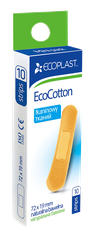 ECOPLAST EcoCotton Mini 72x19mm plāksteris, 10 gab.