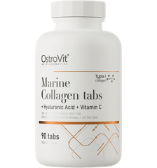 OSTROVIT Marine Collagen + Hyaluronic Acid + Vitamin C tabletės, 90 vnt.
