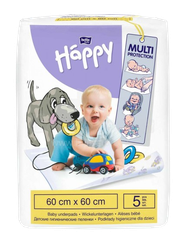 BELLA Happy 60×60 cm sugeriantys paklotai, 5 vnt.