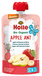HOLLE Ābolu, banānu un bumbieru biezenis, 100 g