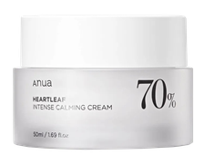 ANUA Heartleaf 70% Intense Calming krēms, 50 ml