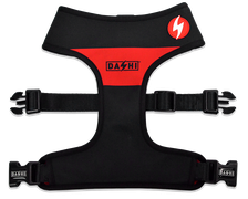 DASHI Stripes3 Red&Black Neo Mesh XS iemaukti, 1 gab.