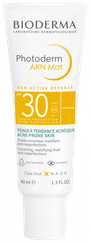 BIODERMA Photoderm AKN Mat SPF 30 fluīds, 40 ml