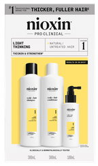 NIOXIN Hair Care System 1 Kit for Natural Hair with Light Thinning komplekts, 1 gab.