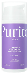 PURITO Luminous Ceramide Moisturizer sejas krēms, 100 ml