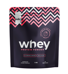 PULS NUTRITION braškių skonio milteliai, 1000 g