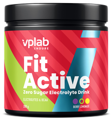 VPLAB FitActive Zero Lemonade pulveris, 200 g
