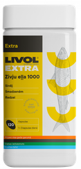 LIVOL  Extra  zivju eļļa 1000 mg kapsulas, 120 gab.